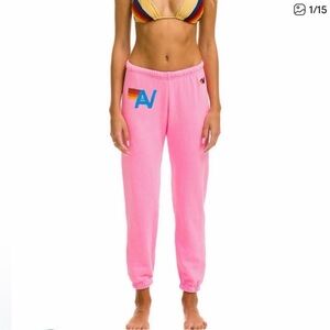 PINK AVIATOR NATION SWEATPANTS